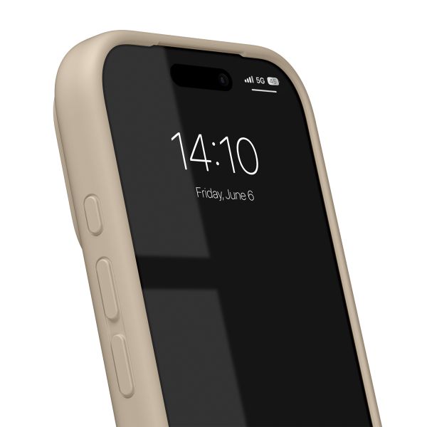 iDeal of Sweden Coque en silicone avec MagSafe Apple iPhone 17 Pro Max - Beige