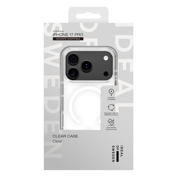 iDeal of Sweden Coque Clear MagSafe Apple iPhone 17 Pro - Clear