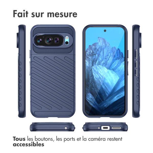 imoshion Coque Arrière Thunder Google Pixel 9 / 9 Pro - Bleu foncé