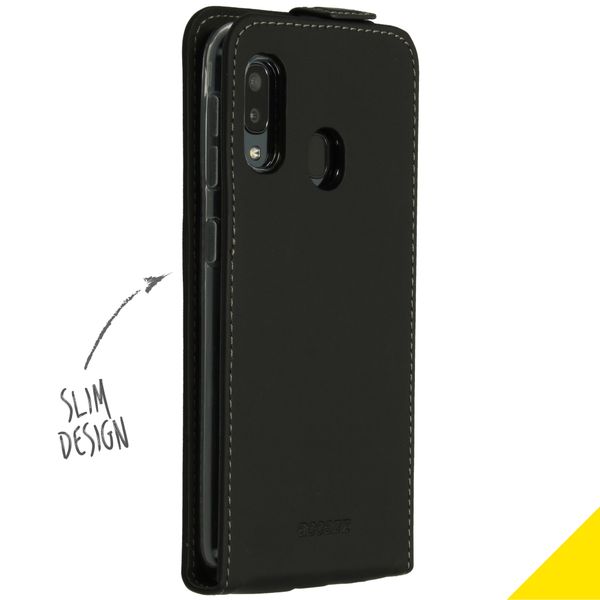 Accezz Étui à rabat Samsung Galaxy A20e - Noir