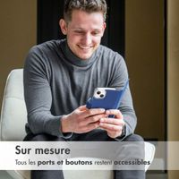Accezz Étui de téléphone portefeuille Wallet Apple iPhone 13 Pro - Bleu foncé
