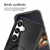 imoshion Coque Pailletée avec MagSafe Samsung Galaxy S25 Plus - Noir
