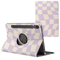 imoshion Coque tablette Design rotatif à 360° Samsung Galaxy Tab S10 Lite / S10 FE / S9 FE - Dancing Cubes