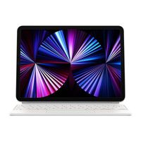 Apple Magic Keyboard Apple iPad Air 11 pouces (2026) M4 / (2025) M3 / (2024) M2 / Air 5 (2022) / Air 4 (2020) / Pro 11 (2018/2020/2021/2022) - QWERTY / UK - Blanc