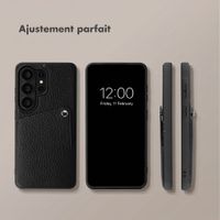 Selencia Coque Riva avec porte-cartes Samsung Galaxy S26 Ultra - Black
