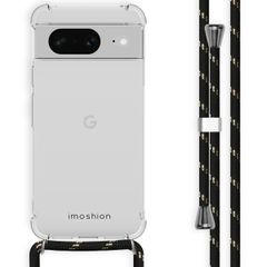 imoshion Coque avec dragonne Google Pixel 8 - Noir & Doré
