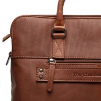 The Chesterfield Brand Sac ordinateur 15-15.6 pouces Cameron - Cuir véritable - Cognac