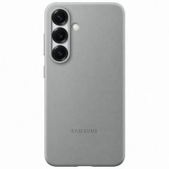 Samsung Original Coque KindSuit en Cuir Végan Samsung Galaxy S25 - Gris