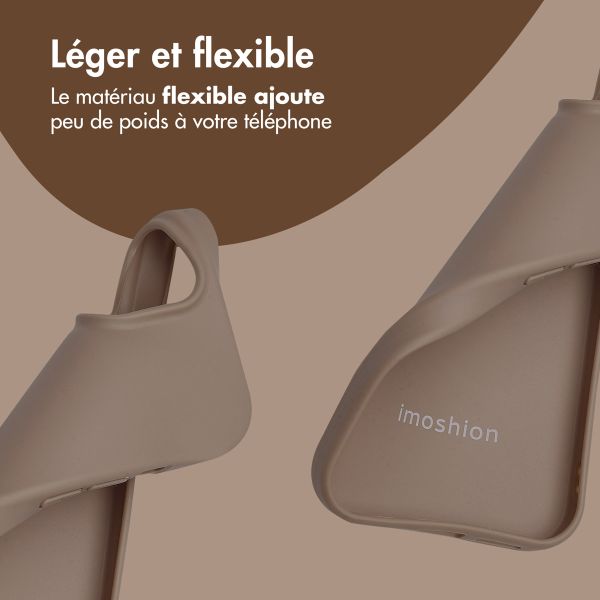 imoshion Coque Couleur Apple iPhone 15 - Marron