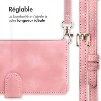 imoshion Etui de télephone portefeuille avec cordon Apple iPhone 17e / 16e - Rose