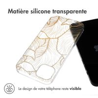 imoshion Coque Design iPhone 15 Plus - Golden Leaves