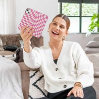 imoshion Étui de télephone portefeuille Design Apple iPhone SE (2022 / 2020) / 8 / 7 / 6(s) - Retro Pink