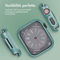 imoshion Coque rigide à couverture complète Apple Watch 7 / 8 / 9 - 41 mm - Vert foncé