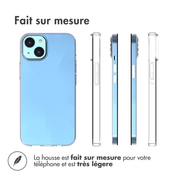 Accezz Coque Clear Apple iPhone 14 - Transparent