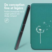 imoshion Design Slim Hard Case Sleepcover Kobo Nia - Green Dandelion