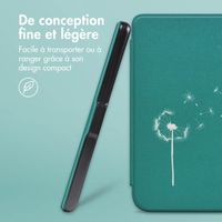 imoshion Design Slim Hard Sleepcover Kobo Clara Colour / Kobo Clara BW - Green Dandelion