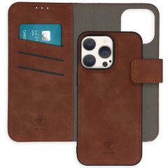 imoshion Etui de télephone luxe 2-en-1 amovible Apple iPhone 15 Pro Max - Marron
