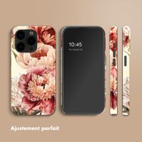 Selencia Coque arrière Vivid Apple iPhone 15 Pro - Vintage Peony
