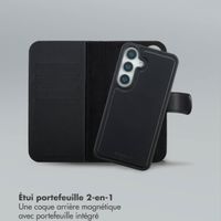 Selencia Étui portefeuille amovible Olyn avec MagSafe Samsung Galaxy S24 / S25 - Noir