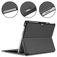 imoshion Coque tablette Trifold Microsoft Surface Pro 9 / Pro 10 / Pro 11 - Gris