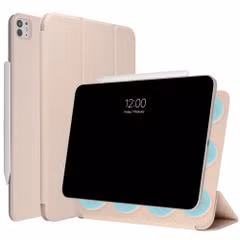 imoshion Magnetic etui de téléphone portefeuille Apple iPad Pro 13 (2025) M5 / (2024) M4 - Beige