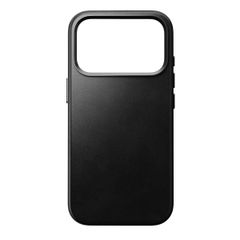 Nomad Coque arrière traditionnelle en cuir Horween avec MagSafe Apple iPhone 17 Pro - Noir