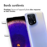 Accezz Coque Clear Oppo Find X5 Pro 5G - Transparent