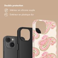 Selencia Coque arrière Vivid Apple iPhone 14 - Paisley Blush