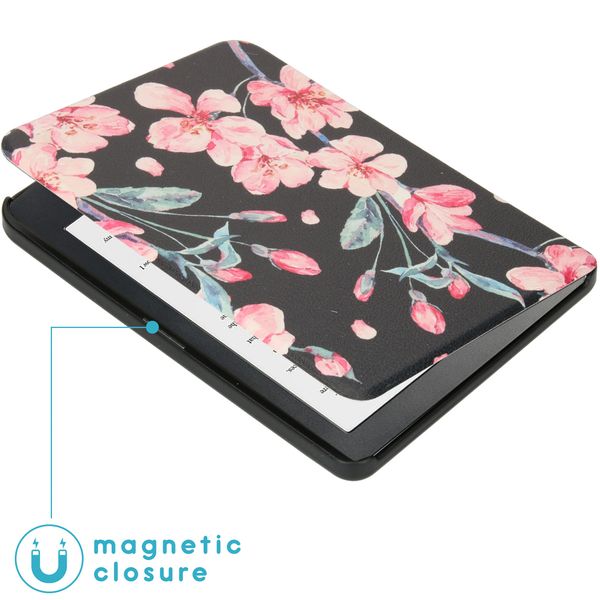 imoshion ﻿Design Slim Hard Sleepcover Kobo Clara HD - Blossom