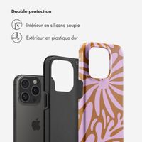 Selencia Coque arrière Vivid Apple iPhone 15 Pro - Modern Bloom Pink