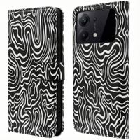 imoshion Étui de télephone portefeuille Design Xiaomi Poco X6 Pro - Black And White