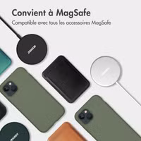 Accezz Coque Liquid Silicone avec MagSafe Apple iPhone 15 - Cooper Green