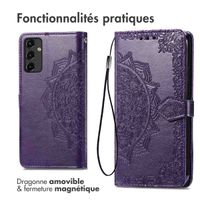 imoshion Etui de télephone Mandala Samsung Galaxy A14 (5G/4G) - Violet