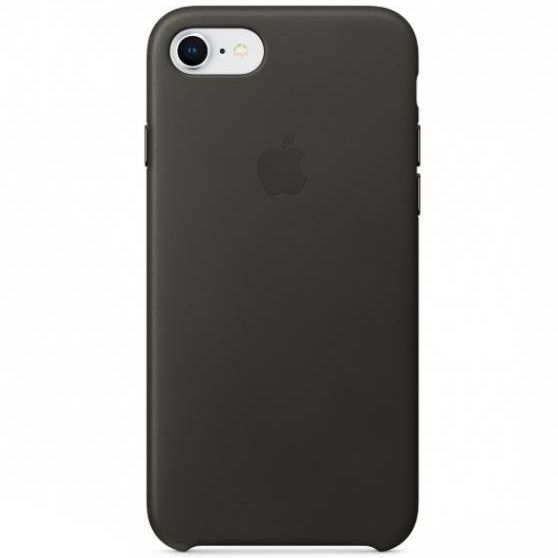 Apple Coque en cuir iPhone SE (2022 / 2020) / 8 / 7 - Charcoal Grey