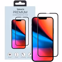 Selencia Protection d'écran premium en verre trempé Apple iPhone 13 Pro Max / 14 Plus - Noir