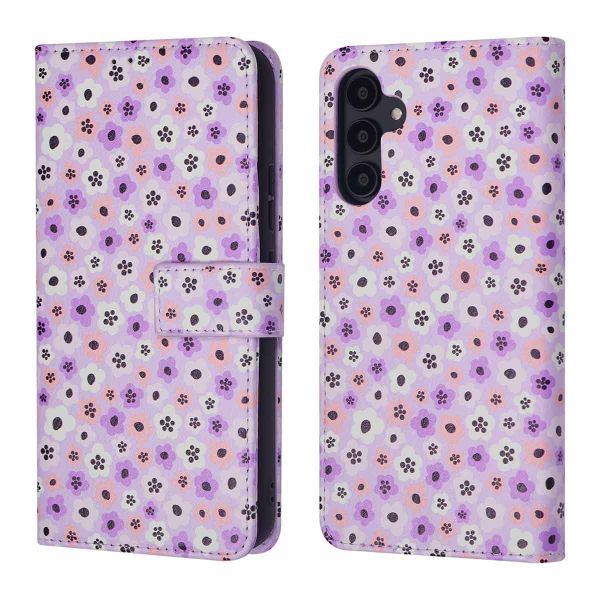 imoshion ﻿Étui de téléphone portefeuille Design Samsung Galaxy A54 (5G) - Purple Flowers