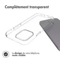 Accezz Coque Clear iPhone 15 Pro Max - Transparent