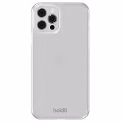 Holdit Coque Pailletée Apple iPhone 12 (Pro) - Blanc