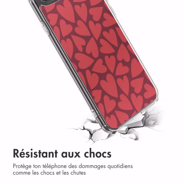 imoshion Coque Design Apple iPhone SE (2022 / 2020) / 8 / 7 - Hearty Coral Dust