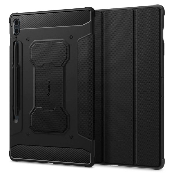 Spigen Coque tablette Rugged Armor Pro Samsung Galaxy Tab S9 FE Plus - Noir