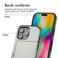 imoshion Coque arrière avec porte-cartes iPhone 16 Pro - Vert