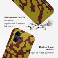 Selencia Coque arrière Vivid avec MagSafe Apple iPhone 16 - Moo'd Olive Dust