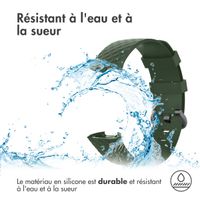 imoshion Bracelet en silicone le Fitbit Charge 3 / 4 - Vert foncé