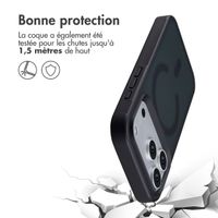 Accezz Coque Givrée Robuste avec MagSafe Apple iPhone 17 Pro - Noir
