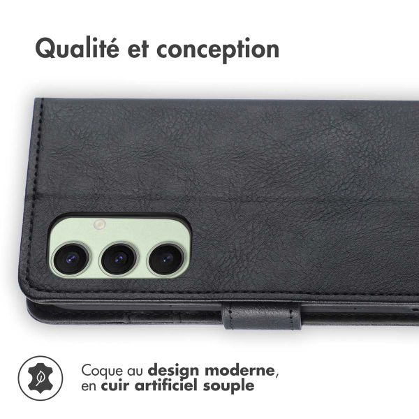 imoshion Étui de télephone portefeuille Samsung Galaxy S24 FE - Noir
