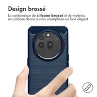 imoshion Coque Brushed Nothing Phone (3a) Pro - Bleu foncé