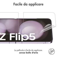 imoshion Protection d'écran Film 3pack Samsung Galaxy Z Flip 5 / 6 / 7 FE