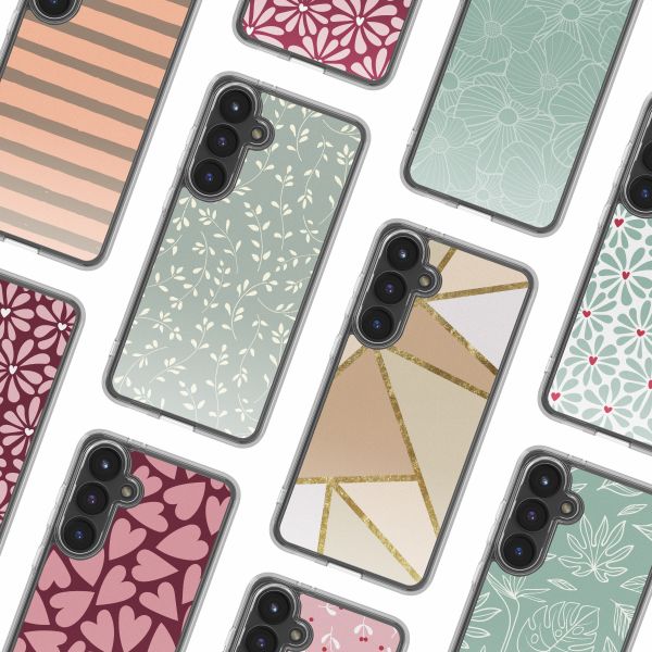 imoshion Coque Design Samsung Galaxy S24 FE - Smoke Green Flowers