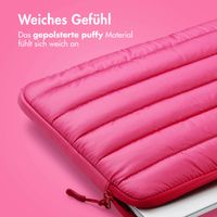 imoshion Pochette ordinateur Puffer 13-14 pouces - Hot Pink