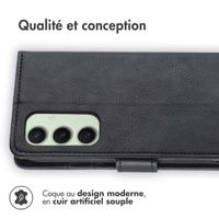 imoshion Étui de téléphone portefeuille Luxe Samsung Galaxy S24 FE - Noir